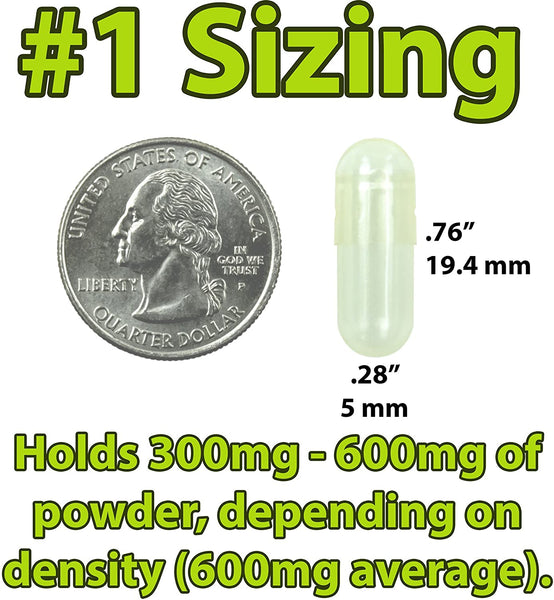 Pharma-Grade, Pre-Separated Capsules Bulk Gel Pack. Many Sizes/Amounts Available. In Resealable Bag. Flavorless and Gluten-Free. Clear Locking Gelatin Caps for Custom Vitamins or Nootropics