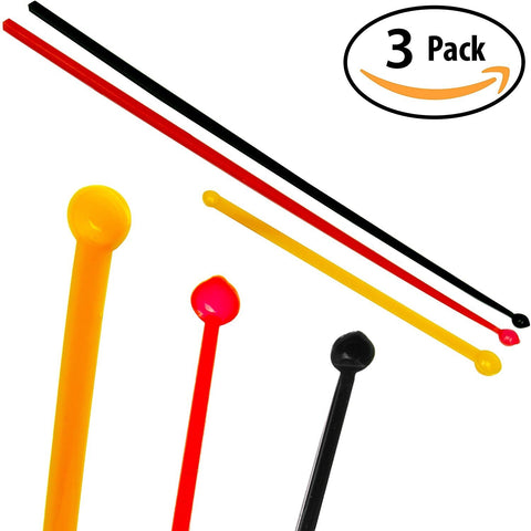 SuperDosing Static-Free Micro Scoop Variety 3 Pack, 6 Milligram - 30 Mg Measuring Spoons. Sturdy For Easy, Mess-Free Nootropic Supplement Powder Measurement. Get 1 of Each Size Tiny Spoon, 3 Sizes.