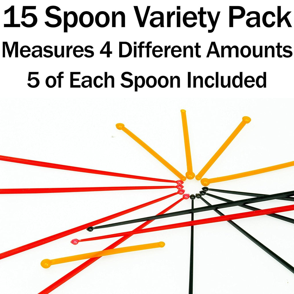 Double-Sided 2-in-1 Micro Scoops Milligram mg Measuring Spoons (Variations)